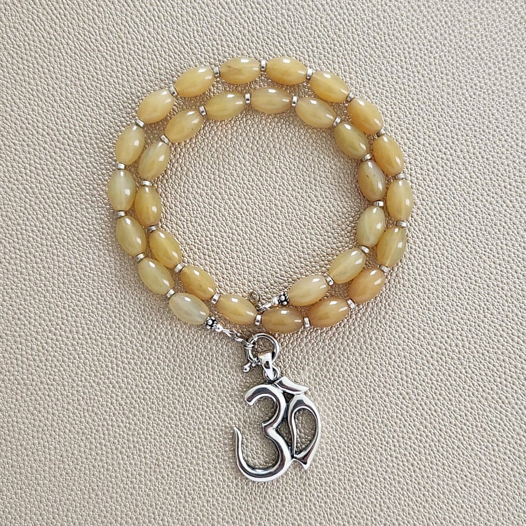 Baltic Amber Necklace W 925 Silver Om Pendant--18 138$